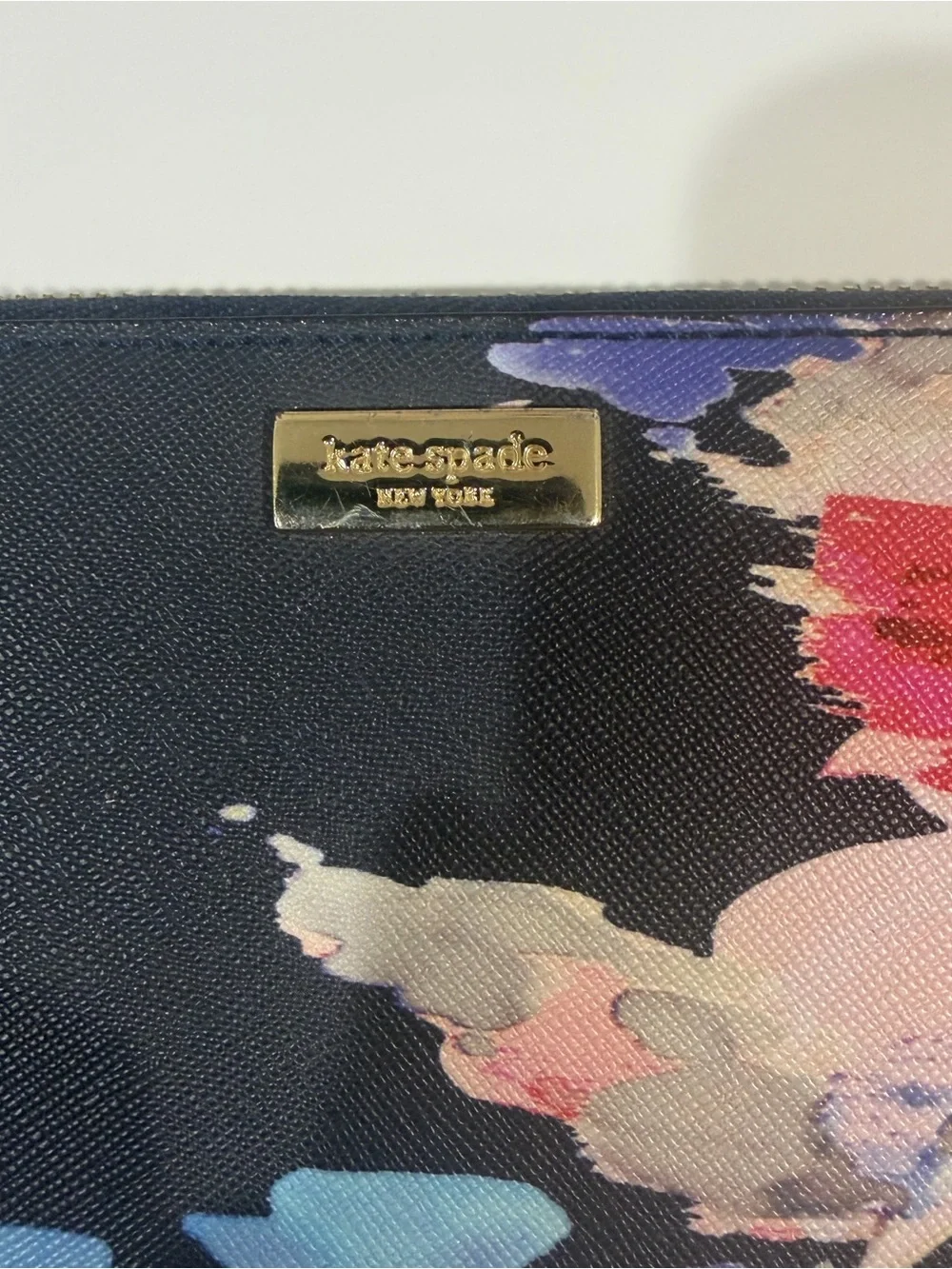 Kate Spade Floral Zip Around Wallet